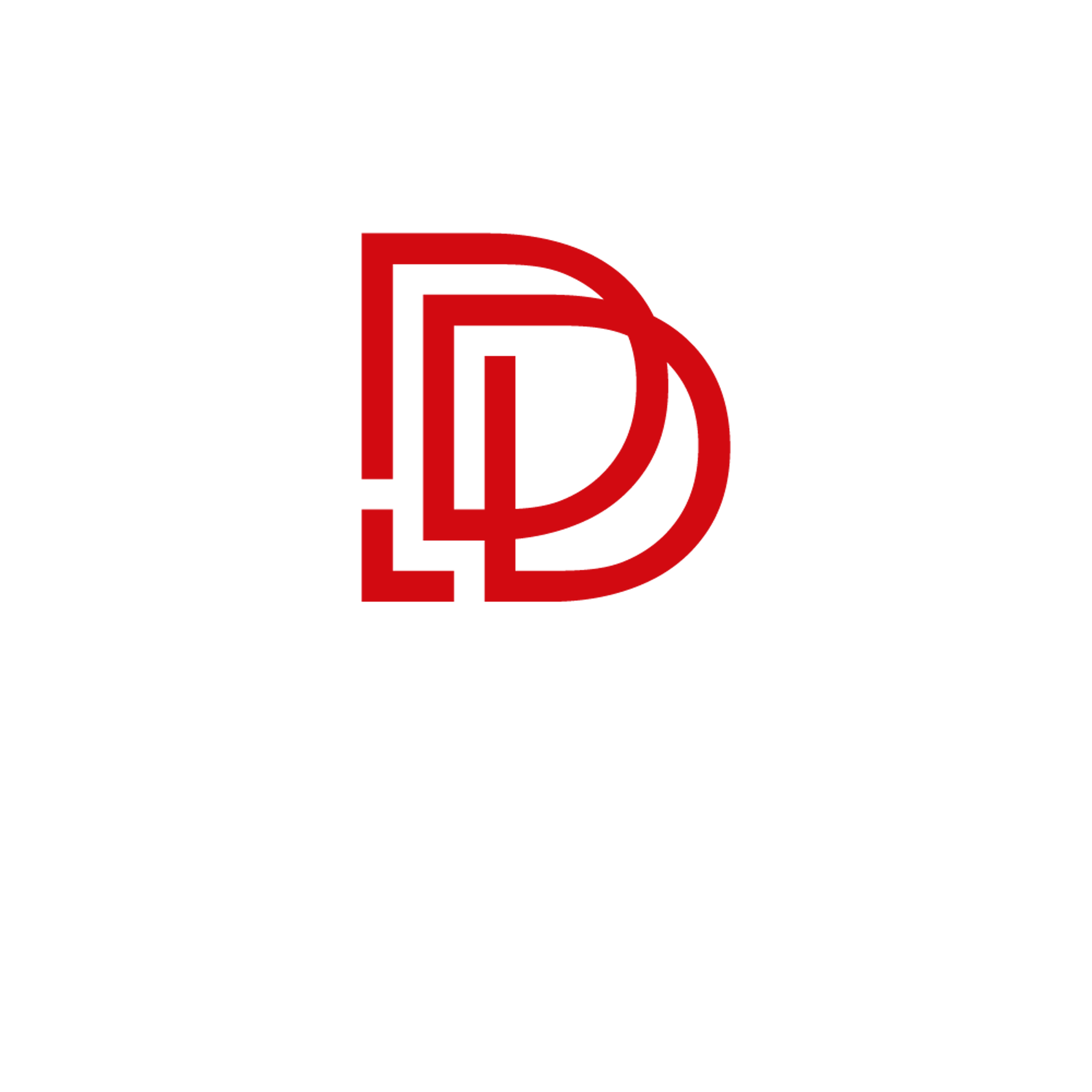 Rotes "DD"-Logo über weißem Text "DeinDach by Hemmersbach" auf dunkelgrünem Hintergrund.